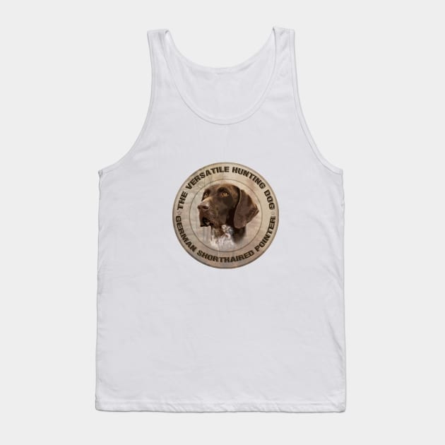 German Shorthaired Pointer Logo Tank Top by German Wirehaired Pointer 